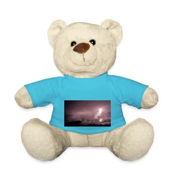 lightning on the city - Teddy Bear - atoll blue - Front