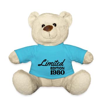 Limitierte Auflage Jahrgang 1980 - Teddy - Atollblau - Vorne