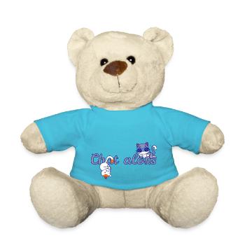 Chat then - Teddy Bear - atoll blue - Front