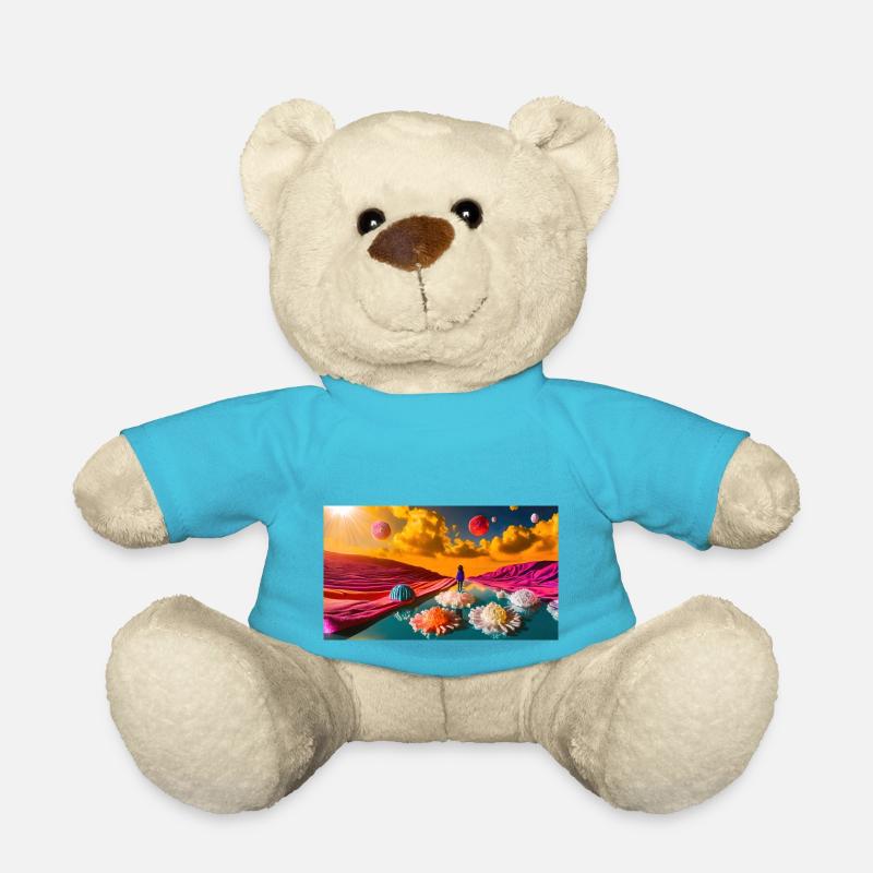 Planètes de bonbons - Nounours - bleu outremer