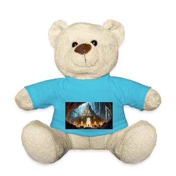 gruselige mythische Orte – unterirdisches Agartha - Teddy - Atollblau - Vorne