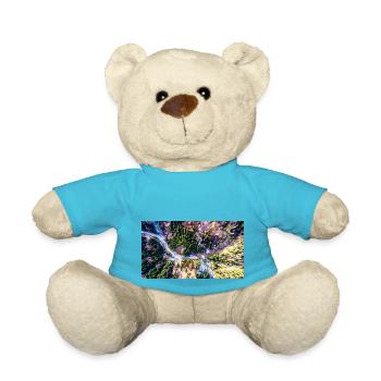 Vogelperspektive auf den Wald - Teddy - Atollblau - Vorne