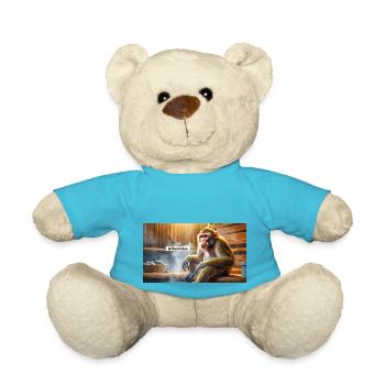 Jeu de mots : expression ambiguë – Affenhitze (chaleur) - Nounours - bleu outremer - Devant