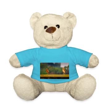 Cute owls - Teddy Bear - atoll blue - Front