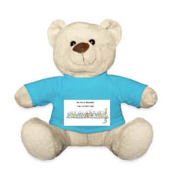 Das letzte Abendmahl - Teddy - Atollblau - Vorne