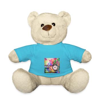 I put the 'pro' in Procrastination. Spaß - Teddy - Atollblau - Vorne