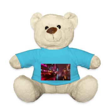 Cyberpunk Stadt1 - Teddy - Atollblau - Vorne