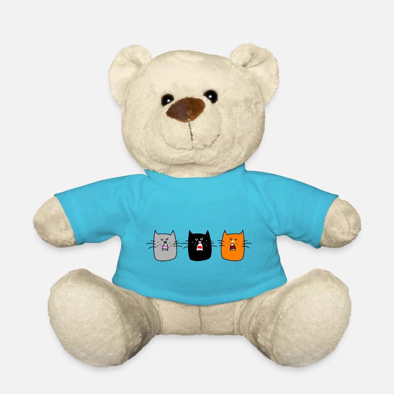 Cat concert (b) - Nounours - bleu outremer