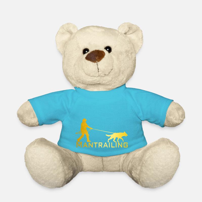 Mantrailing or - Nounours - bleu outremer