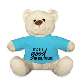 Es ist alles gut im Wald - Teddy - Atollblau - Vorne