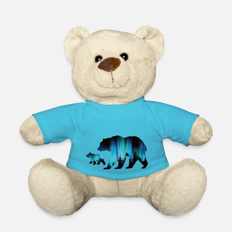 Geschenkidee Naturschutz Klimaschutz Umwelt - Teddy - Atollblau