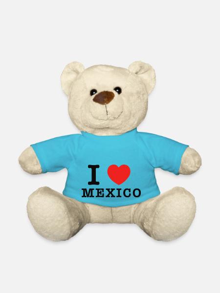 J’aime le Mexique - Nounours - bleu outremer