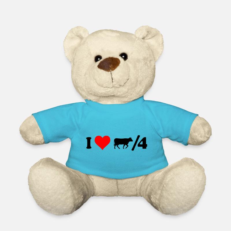 I love Kuhviertel - Teddy - Atollblau