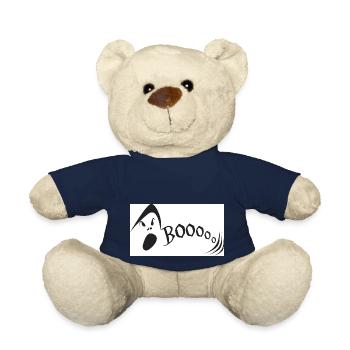 Halloween phantom, Spooky, Scary, Ghost - Teddy Bear - french navy - Front
