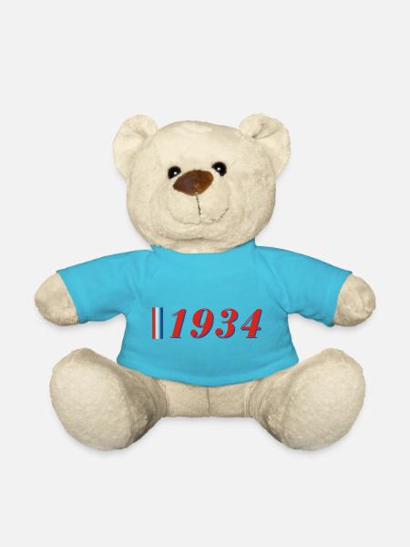 Année 1934 - Nounours - bleu outremer