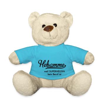Hebamme - Teddy - Atollblau - Vorne