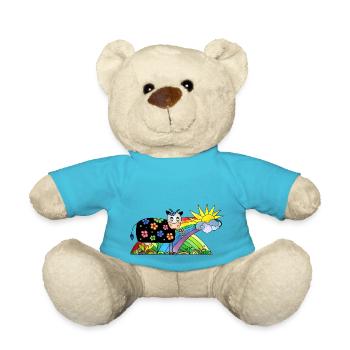 Kuh - Teddy - Atollblau - Vorne