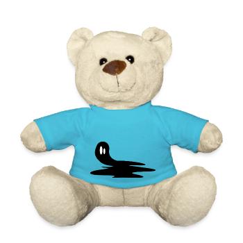 Tâche d'encre - Nounours - bleu outremer - Devant