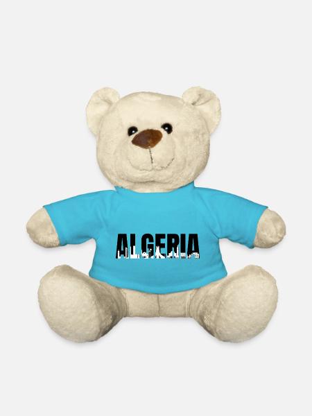 Algérie villes et monuments - Nounours - bleu outremer