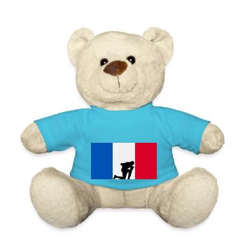 France Coupe du Monde 2022 - Nounours - bleu outremer - Devant