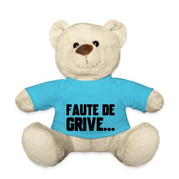 faute de grive - Nounours - bleu outremer - Devant