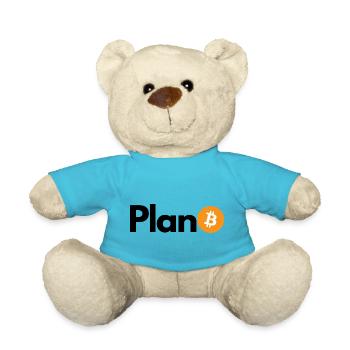 Crypto Plan BITCOIN 1 BTC - Nounours - bleu outremer - Devant