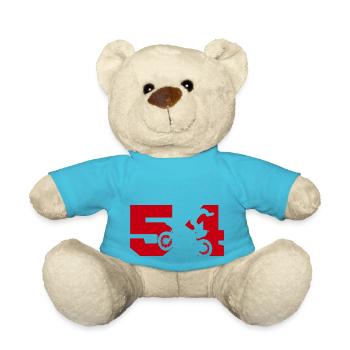 Motorrad Moto 54 - Teddy - Atollblau - Vorne