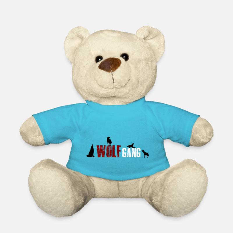 Wolfgang- Wolf Gang 4 Name oder Tiergruppe? - Teddy - Atollblau