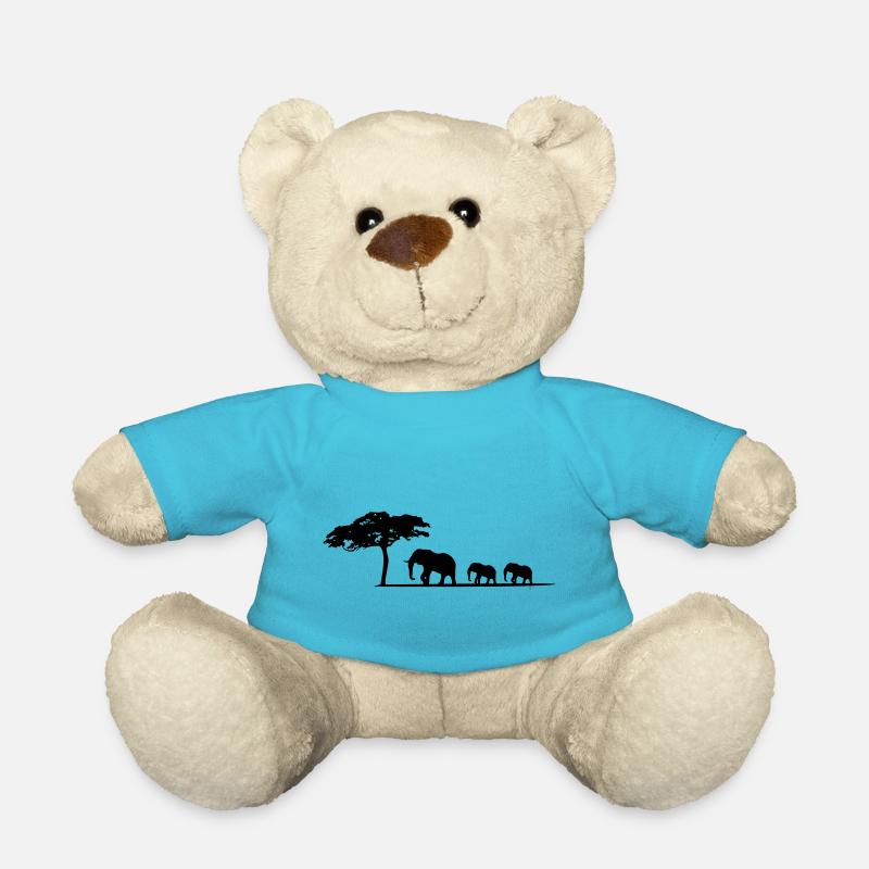 Elefanten - Teddy - Atollblau
