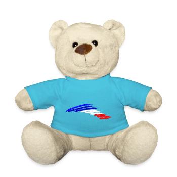 Drapeau national france drapeau couleurs creative - Nounours - bleu outremer - Devant