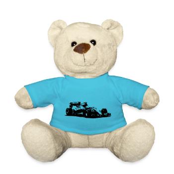 Formula One - Racecar - Nounours - bleu outremer - Devant