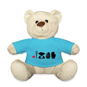 to bake - Teddy Bear - atoll blue - Front