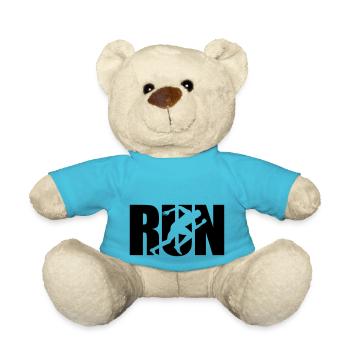 Run - Laufen, Läufer - Teddy - Atollblau - Vorne
