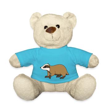Dachs - Teddy - Atollblau - Vorne
