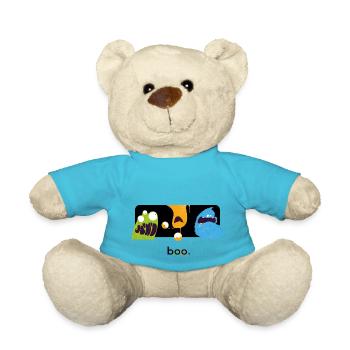 Lustige Halloween Monster - Teddy - Atollblau - Vorne