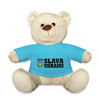 Slava ukraini - Nounours - bleu outremer - Devant