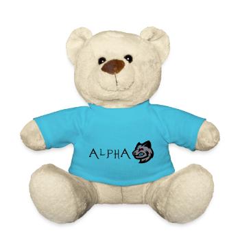 Wolf Wolf Alpha - Teddy Bear - atoll blue - Front