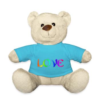 Love - Teddy - Atollblau - Vorne