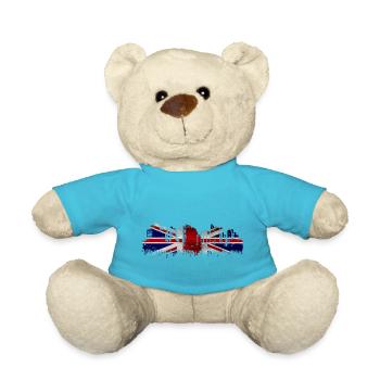Angleterre Royaume-Uni Londres Anglais britannique Royaume-Uni - Nounours - bleu outremer - Devant