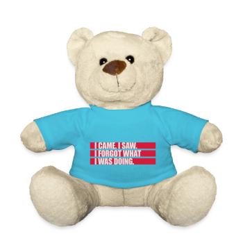 I came saw forget - Teddy - Atollblau - Vorne