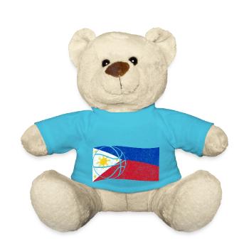 Philippines Filipino Flag Basketball I Cadeau - Nounours - bleu outremer - Devant
