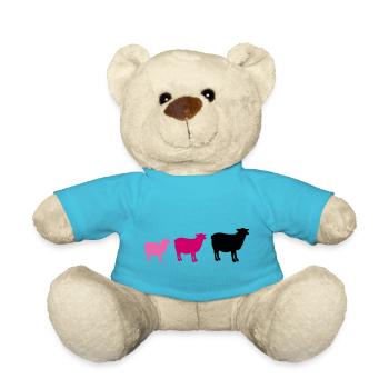 sheep family - Teddy - Atollblau - Vorne