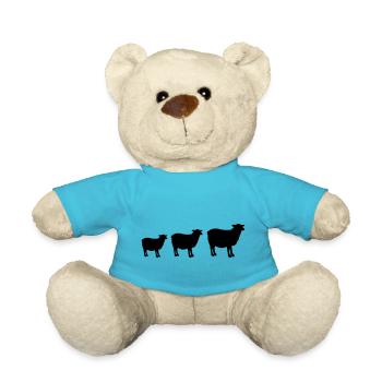 sheep family - Teddy - Atollblau - Vorne