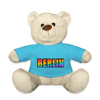 Schwules Berlin - Teddy - Atollblau - Vorne