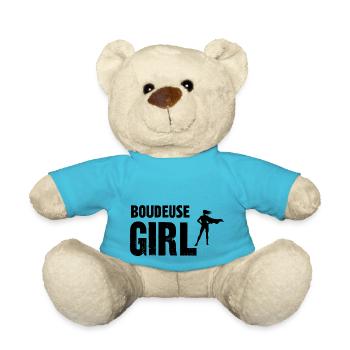 boudeuse girl - Nounours - bleu outremer - Devant