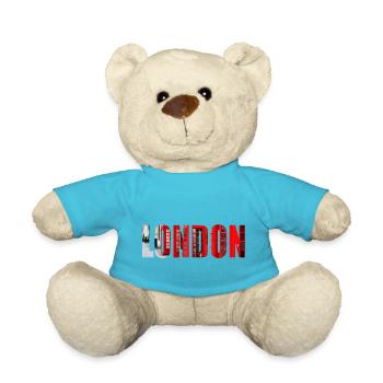 London - Teddy Bear - atoll blue - Front