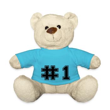 Maman du numéro un - Nounours - bleu outremer - Devant