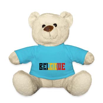 belgique - Teddy Bear - atoll blue - Front