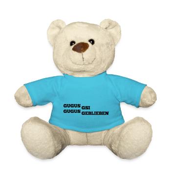 Gugus gsi gugus geblieben Schweiz Logo - Teddy - Atollblau - Vorne