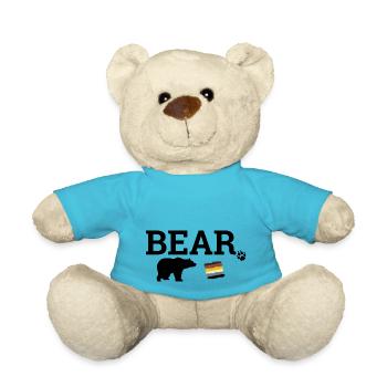 Ours gay - Nounours - bleu outremer - Devant